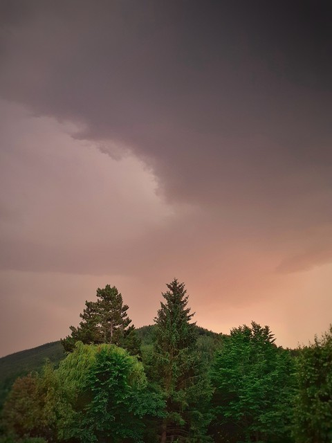 evening clouds