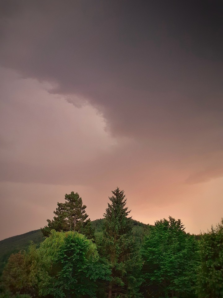 evening clouds