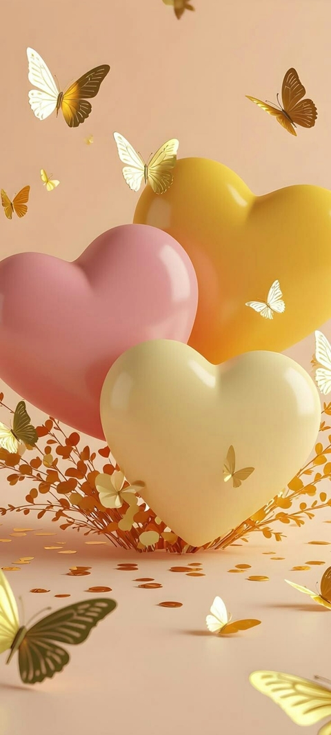 sfondi happiness, heart