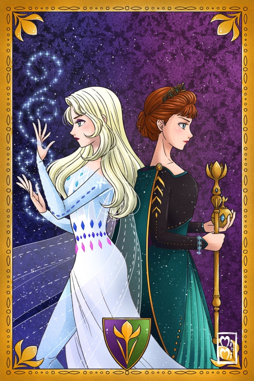Snow Queen Elsa and Queen Anna