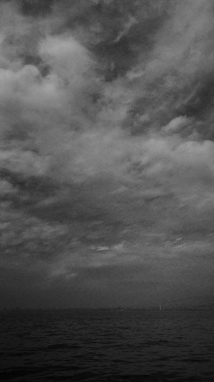 Black and white