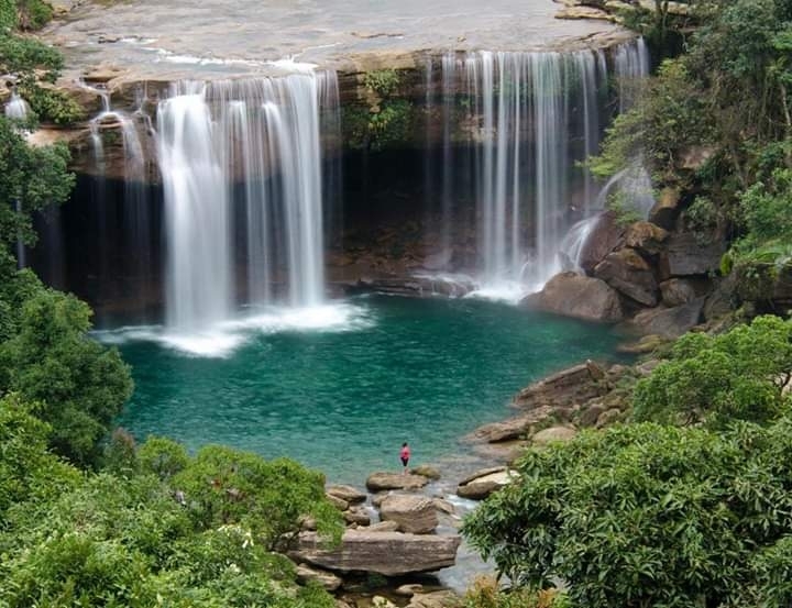 Krangshuri Waterfall, Meghalaya.