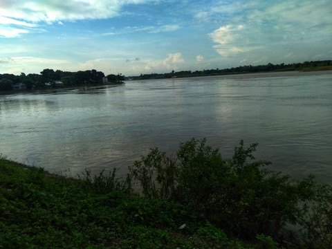 beside the river