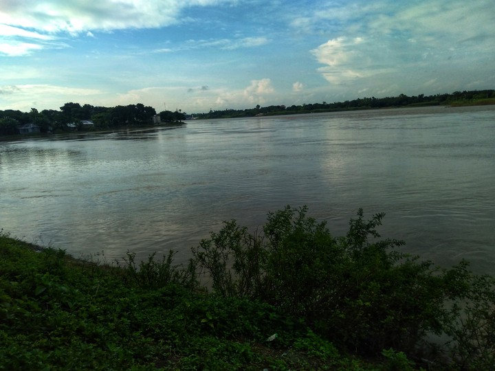 beside the river