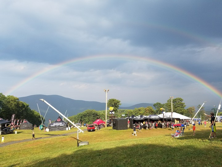 Double Rainbow at Wintergreen