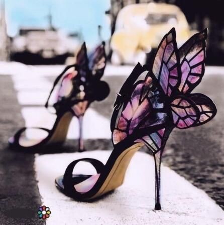 Butterfly Wings Design Heels