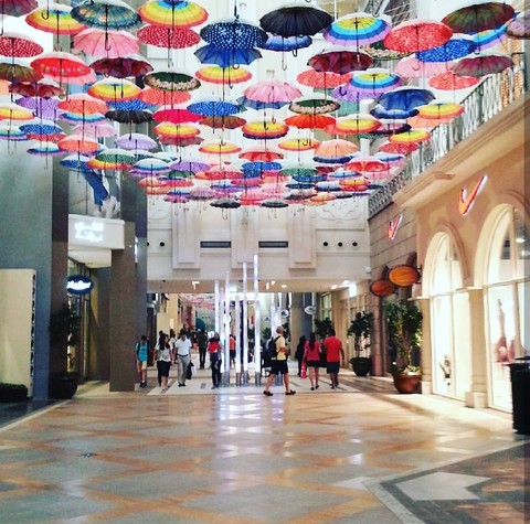 colourful umbrellas