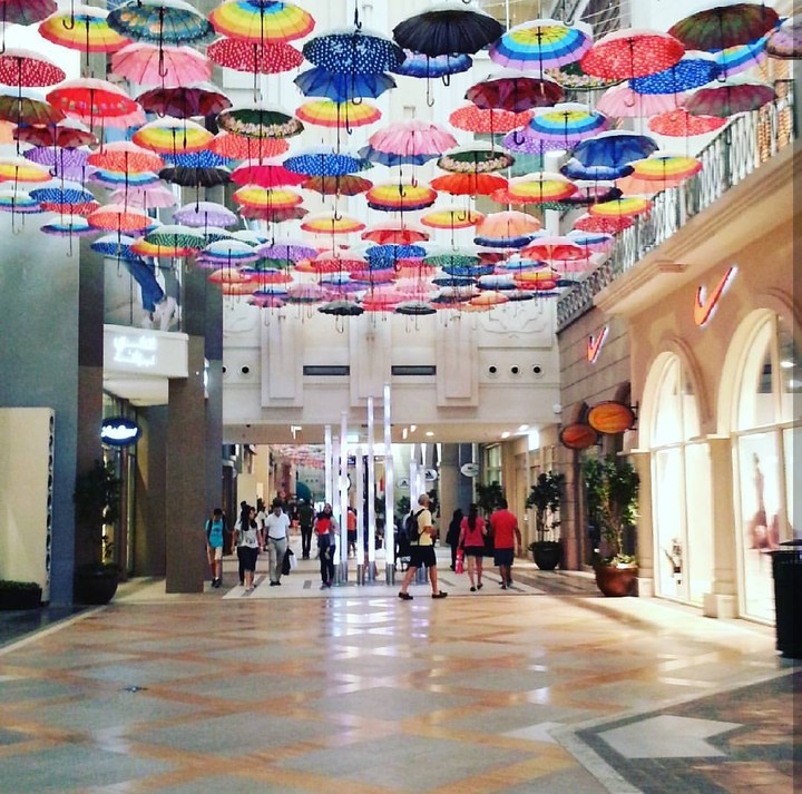 colourful umbrellas