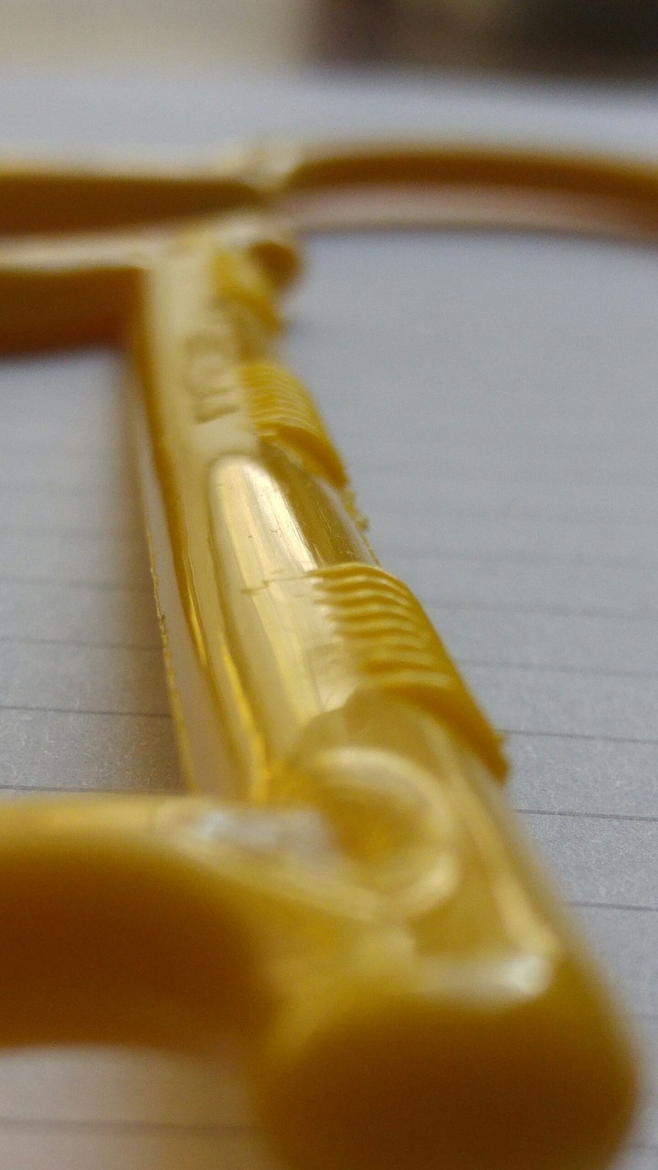 Yellow Hanger on Paper