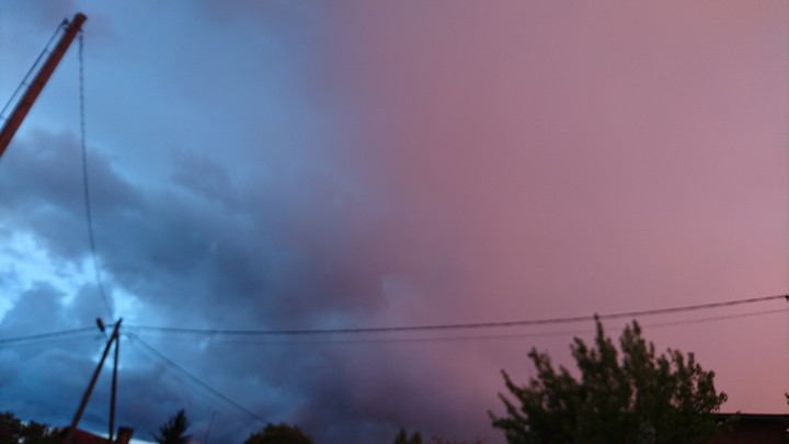 Blue and Pink