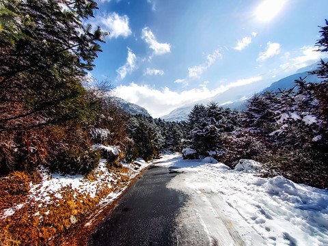 Mount Katao Road, Lachung, North Sikkim, India