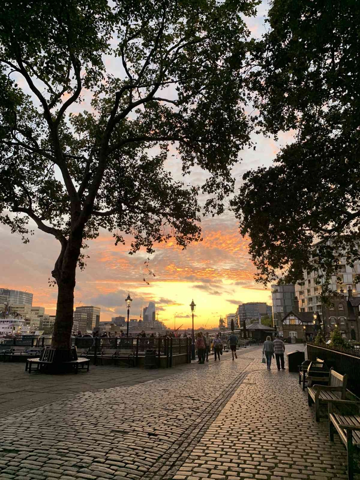 London's sunset