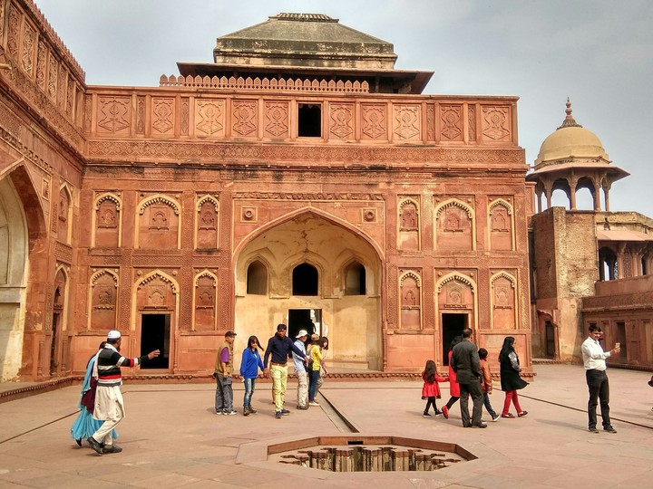 Inside Agra Fort