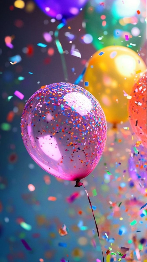 обои pink, confetti
