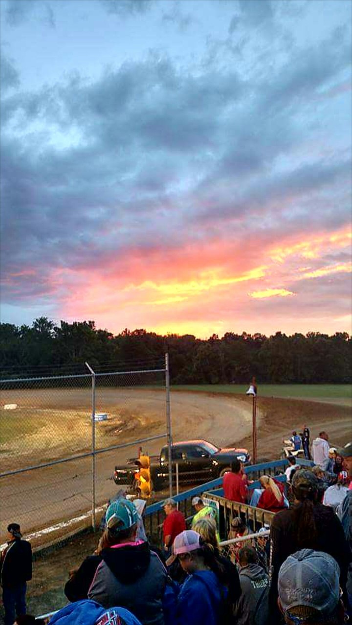 Dirt Track Sunset