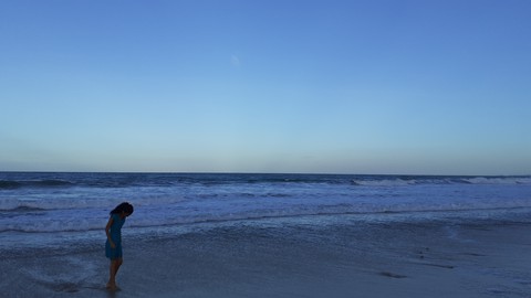 Sea and girl