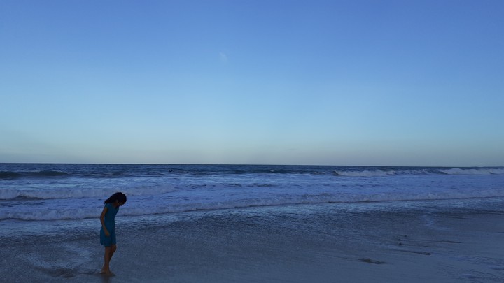 Sea and girl