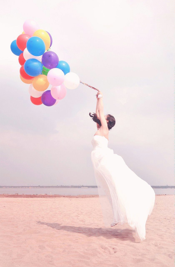 volare con los globos