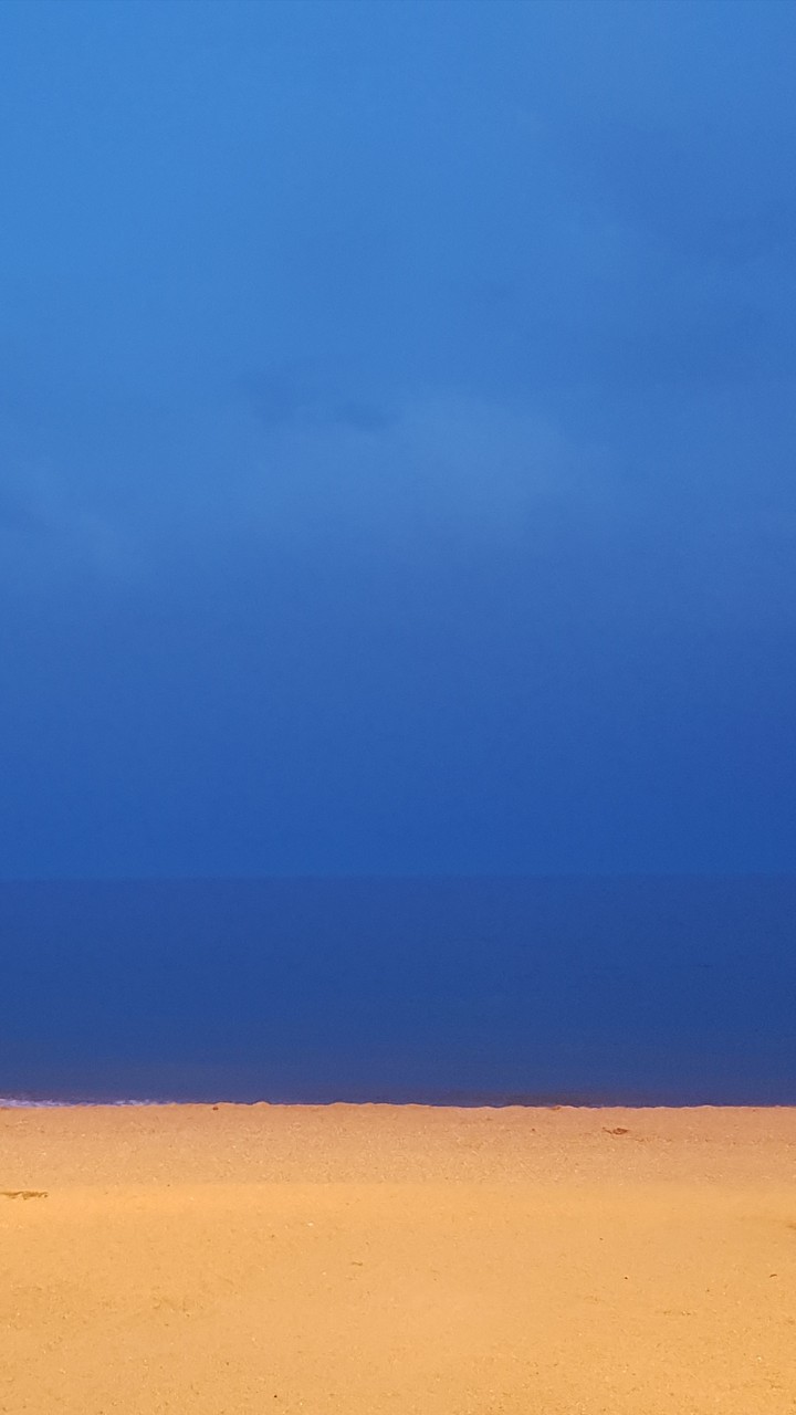 Atardecer sobre Roquetas de Mar.