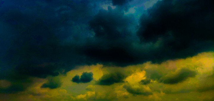 Dark clouds before Heavy rain @Chengdu