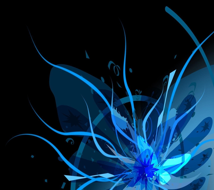 Abstract blue