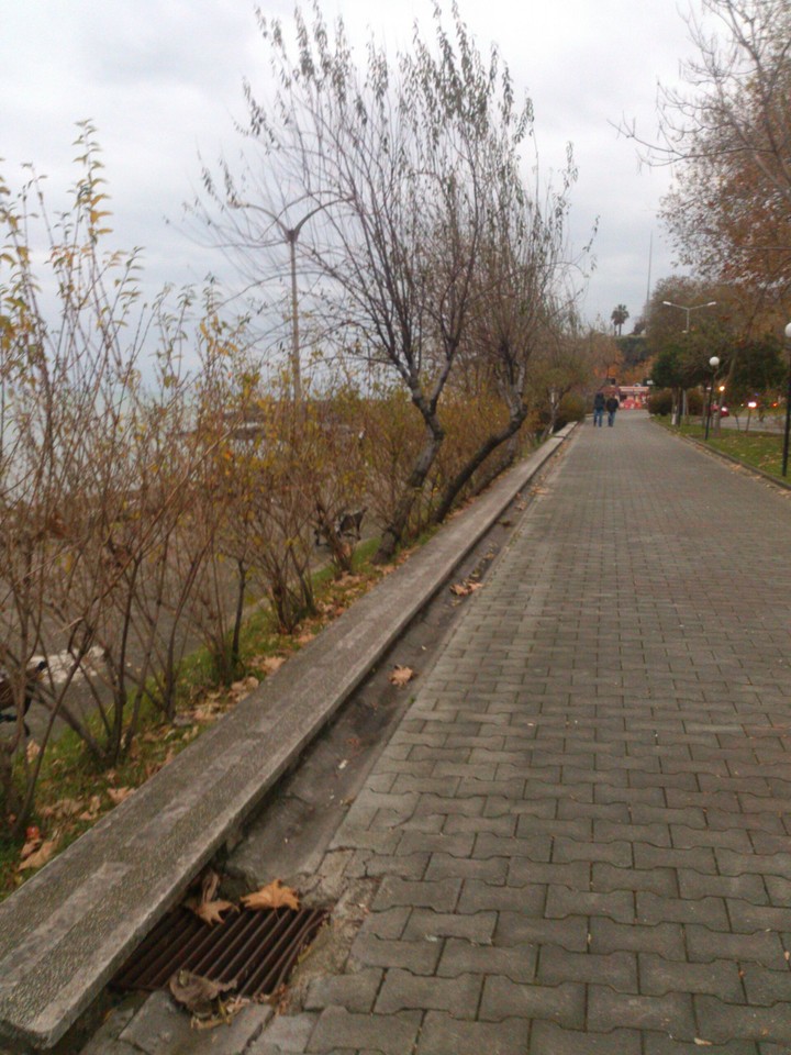 walkway nearby the black sea