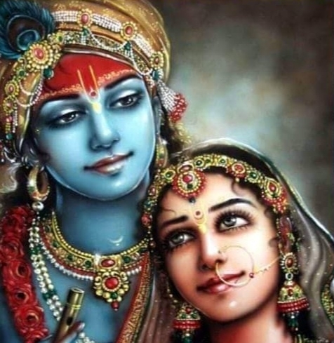 Radha with Krishna