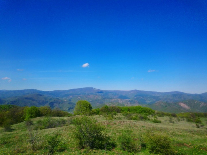 Top of balkan mountain