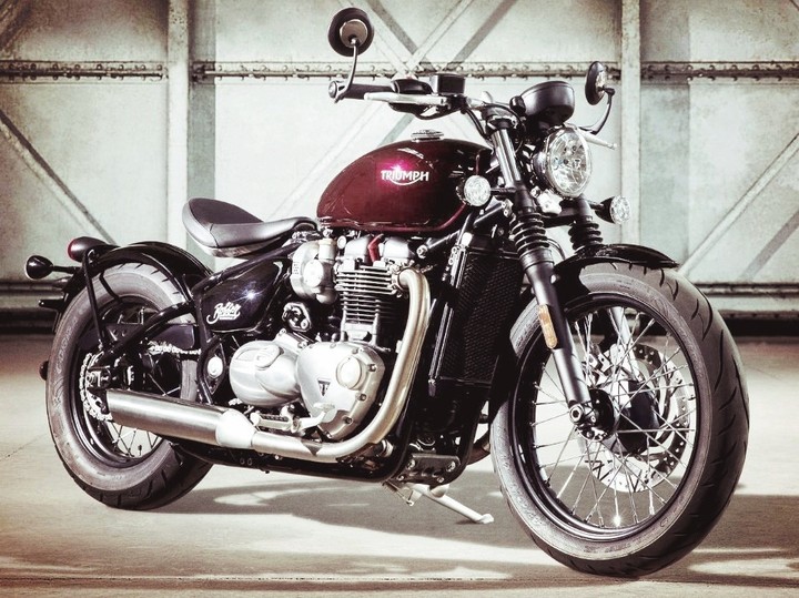 My bike, triumph baber