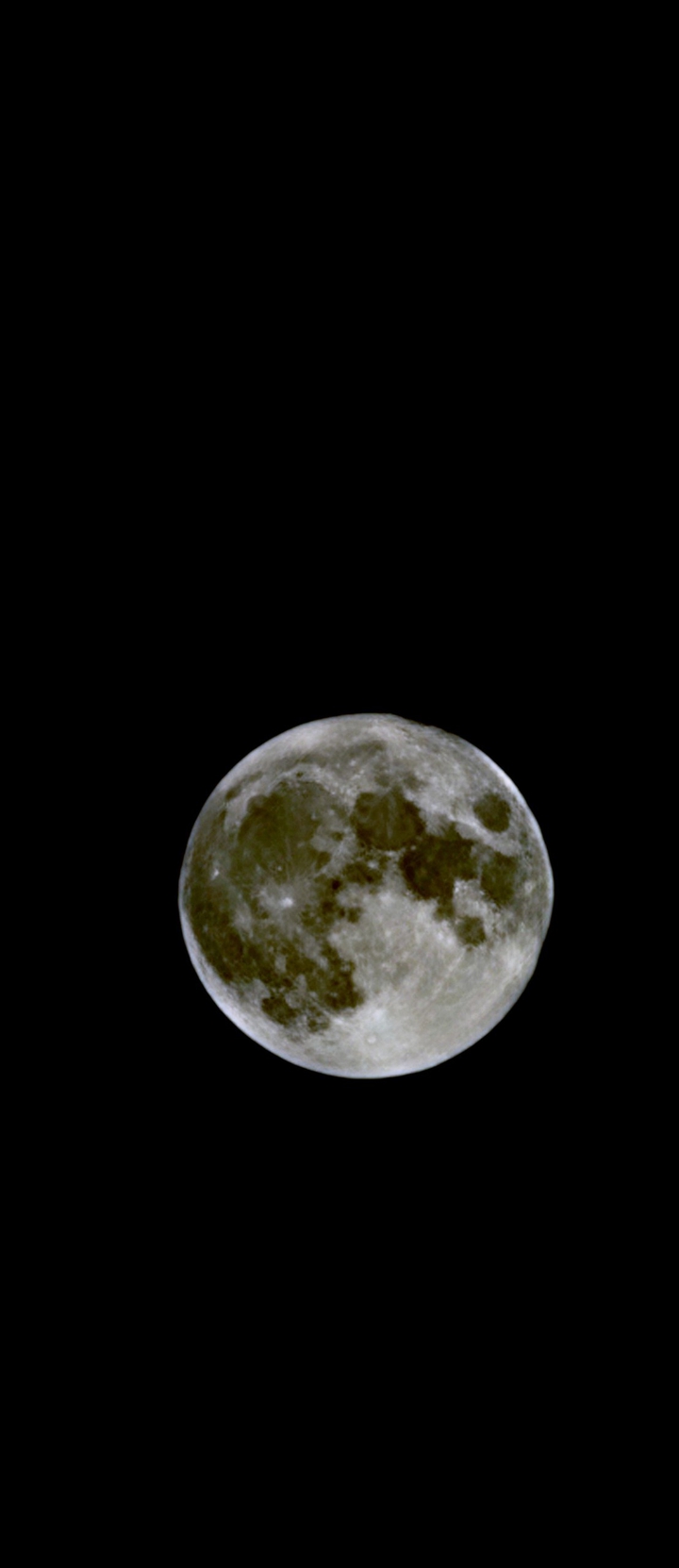 The moon sees me.
