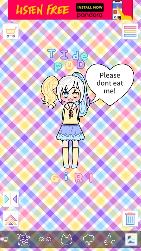 Tide pod girl