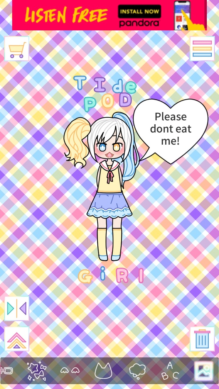 Tide pod girl