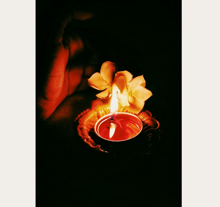 Diwali lights.