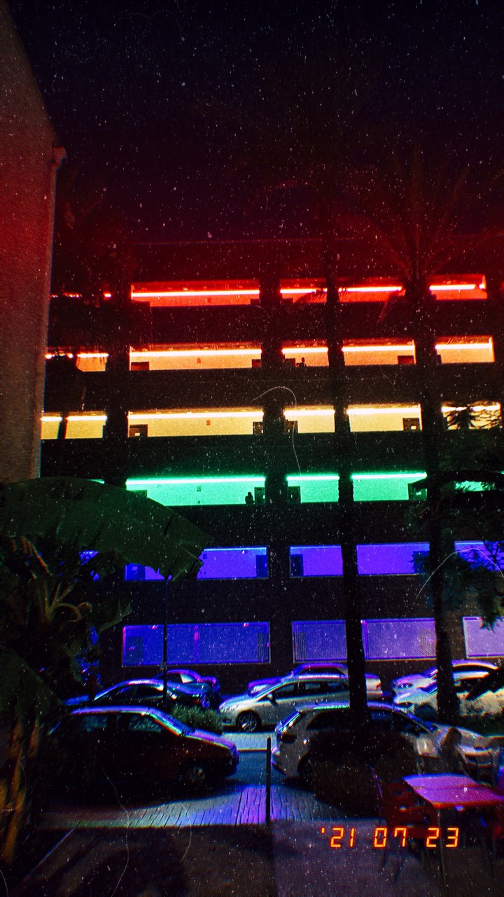 Neon rainbow