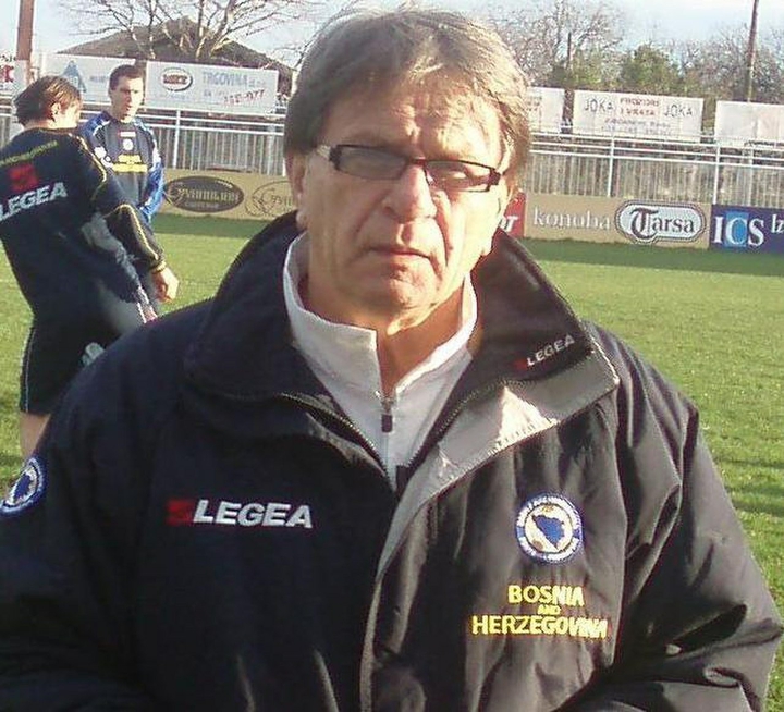 Ćiro Blažević na Orijentovom igralištu u Rijeci