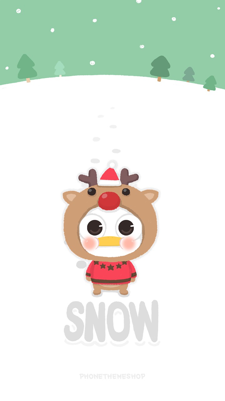 Oronge snow