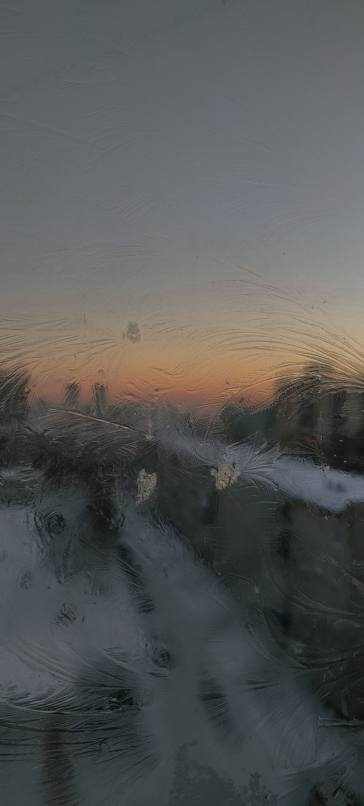 winter sunset