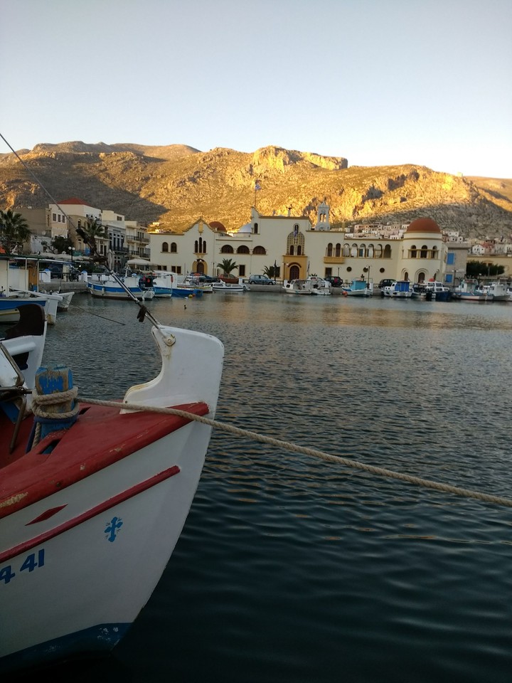 small boat at the port
