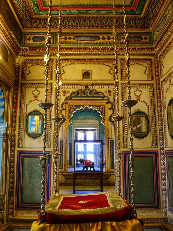 Palatial Interiors of City Palace, Udaipur, India