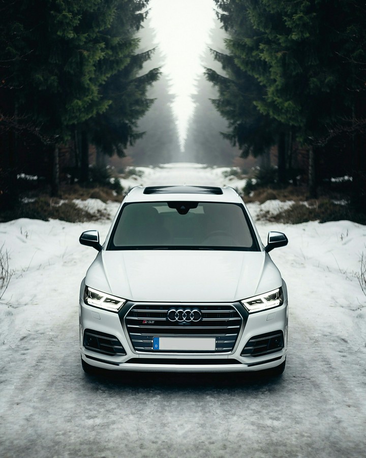 car in the winter