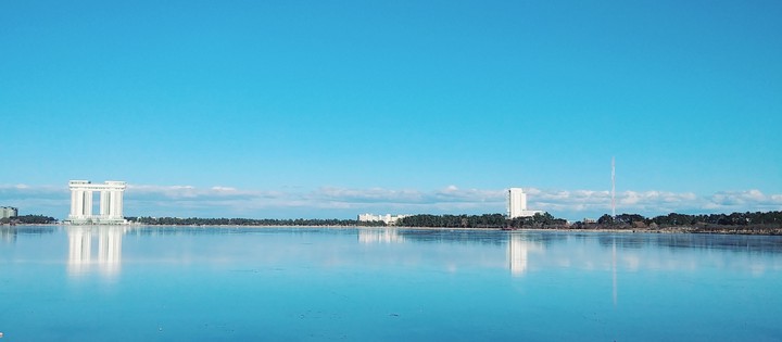 Sky and lake