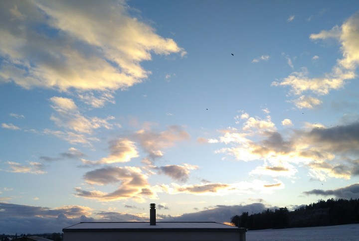 sky in winter