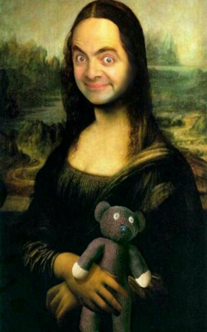 Funny Mr.Bean Panting