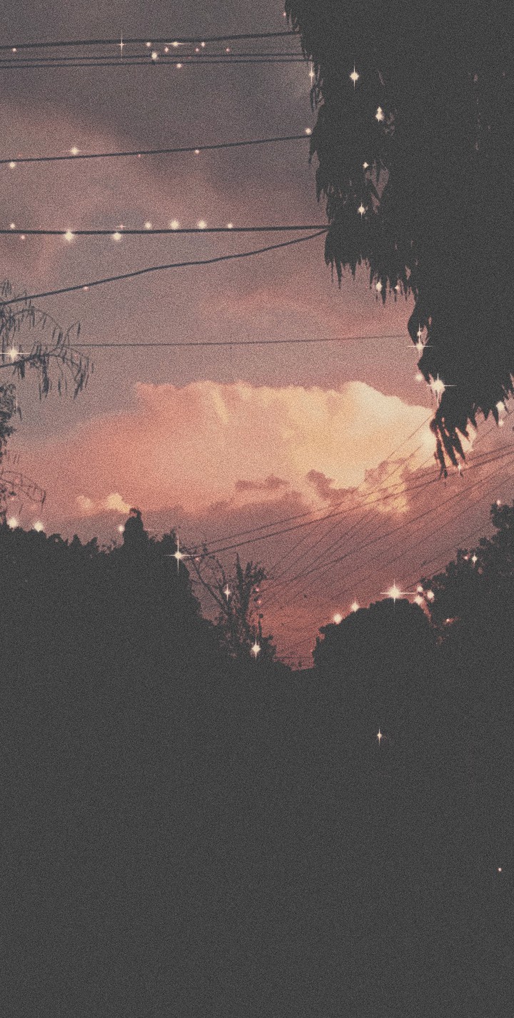pink sky