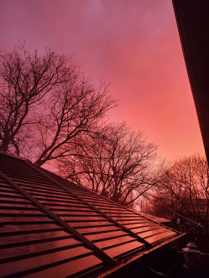 pretty sky before rain/during rain
