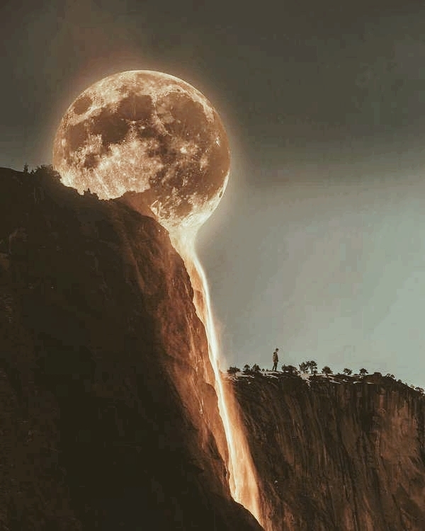 луна