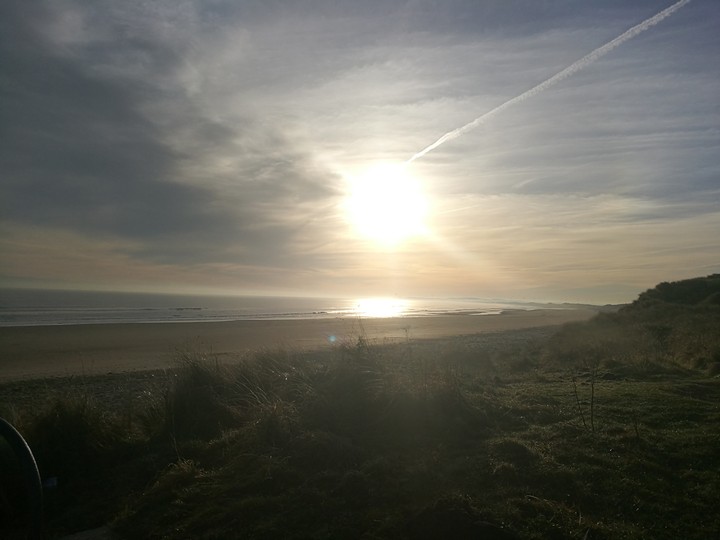 seaside sunset