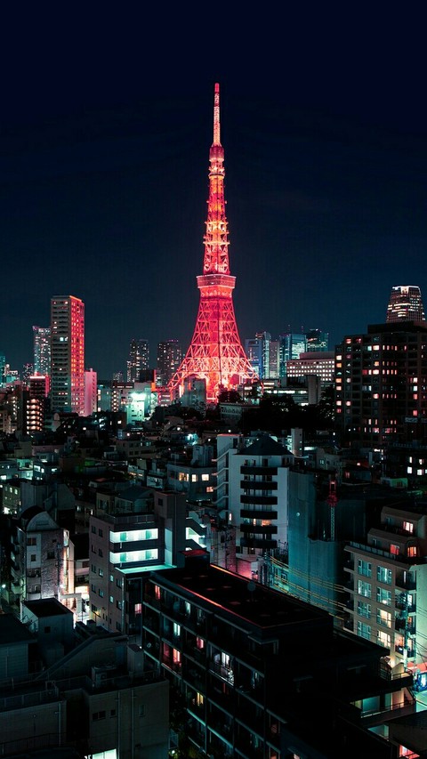 night, tower桌布