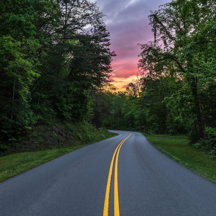 follow the road