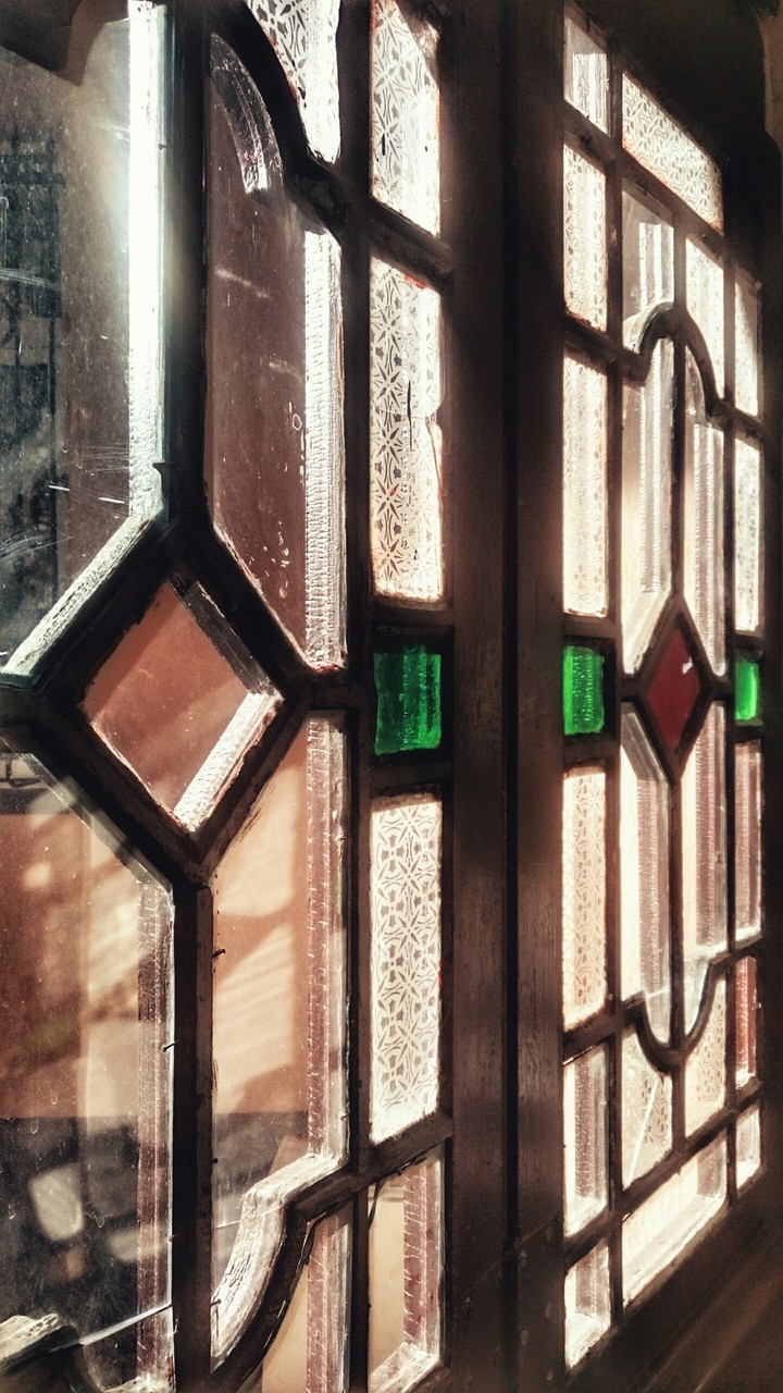 Window and colorful glass